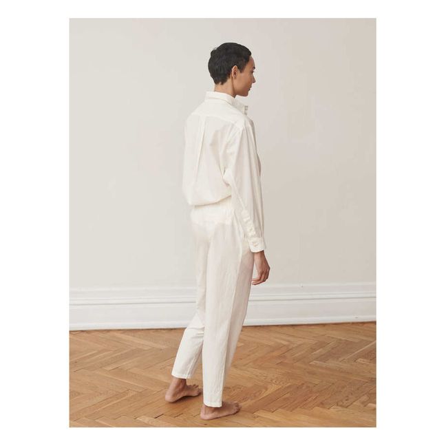Edgar Organic Cotton Trousers | Ecru
