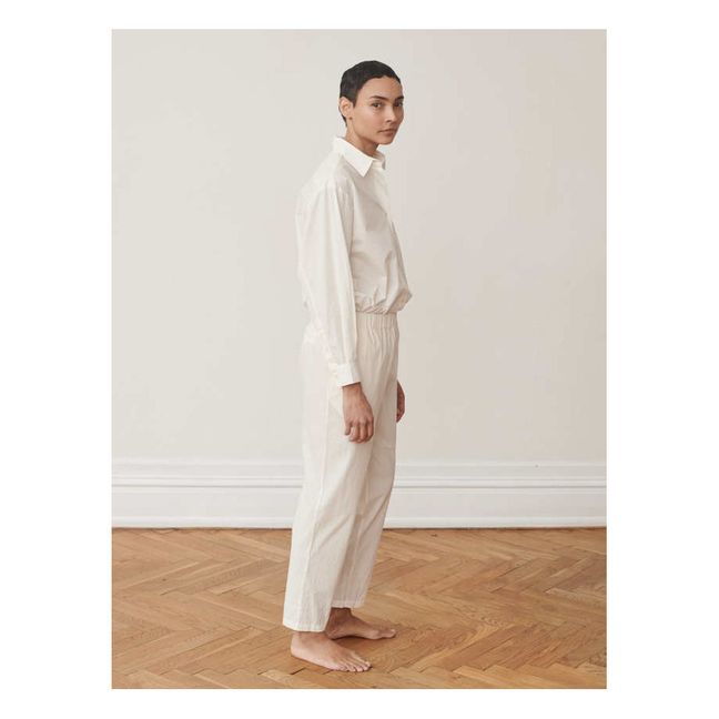 Edgar Organic Cotton Trousers | Ecru