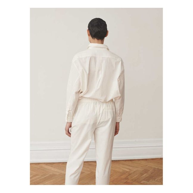 Pantalon Edgar Coton Bio | Ecru