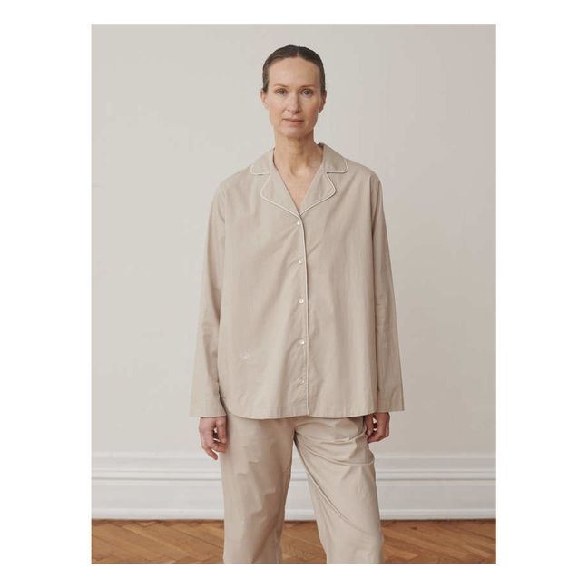 Conjunto de pijama de algodón orgánico Skall Gris Claro