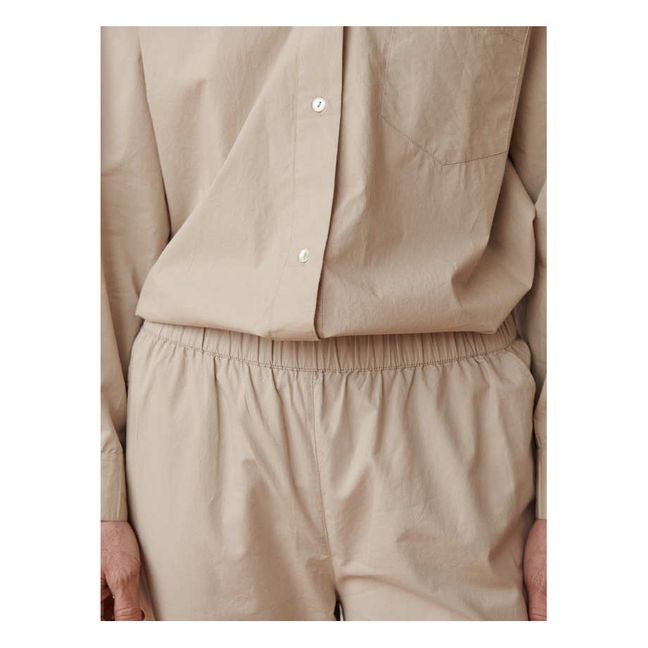 Skall Organic Cotton Pyjama Set | Light grey