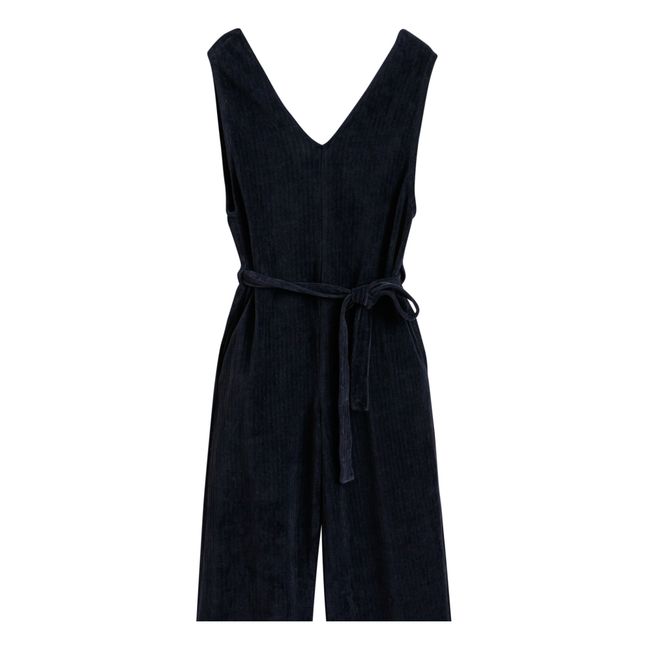 Samt-Overall Faustine Navy