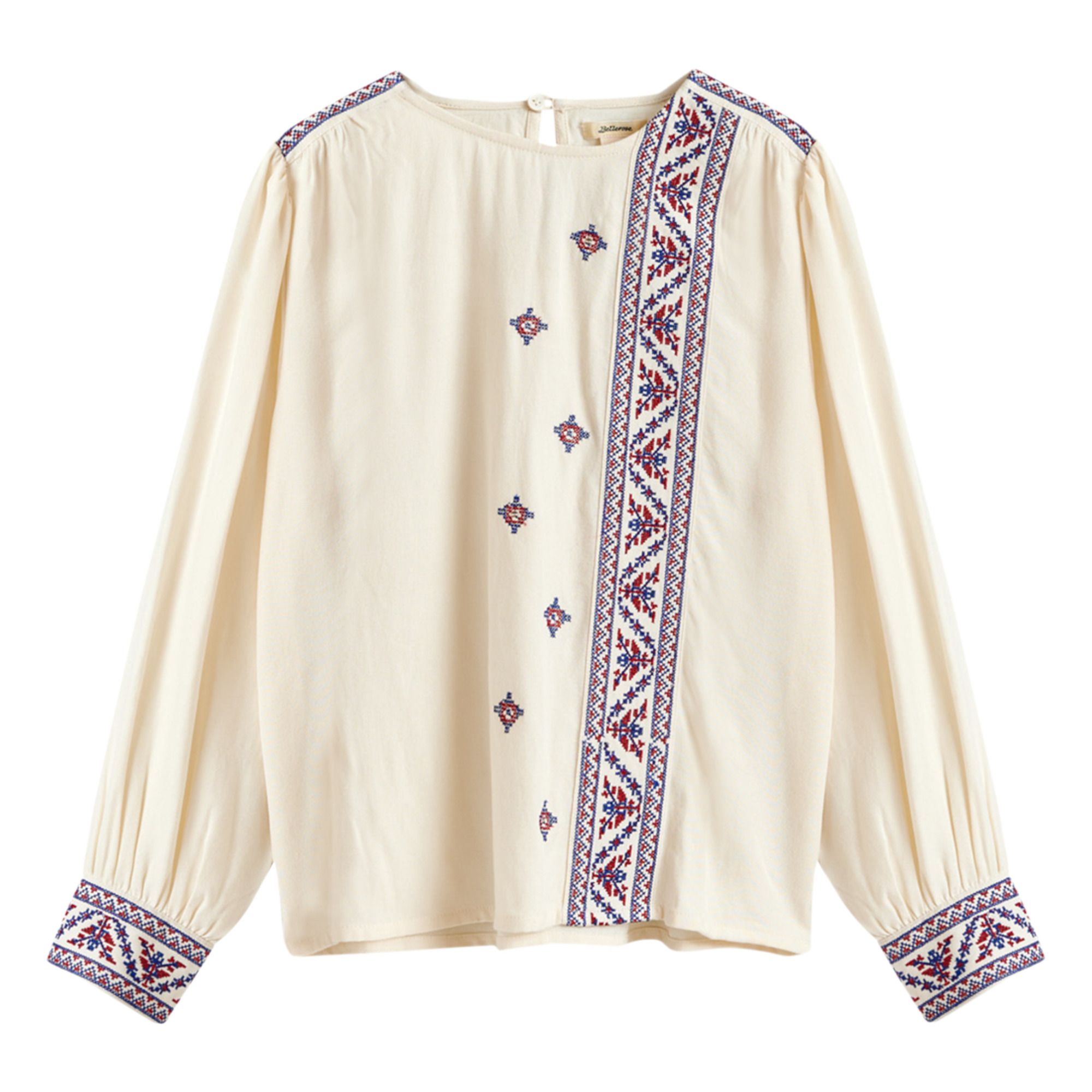 Bellerose - Blouse Broderies Hanoi - Fille - Ecru