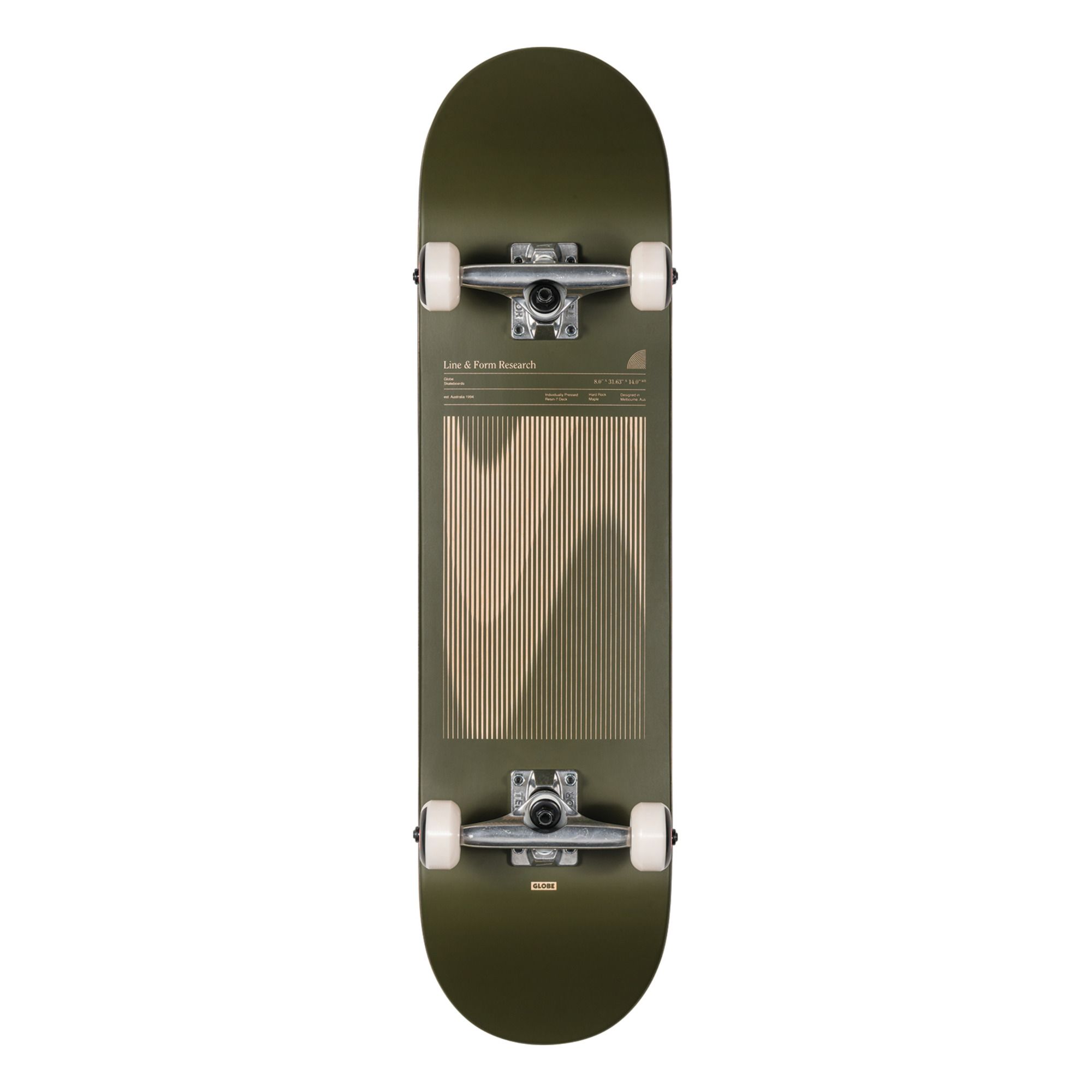 G1 Lineform Skateboard Olive green- Product image n°0