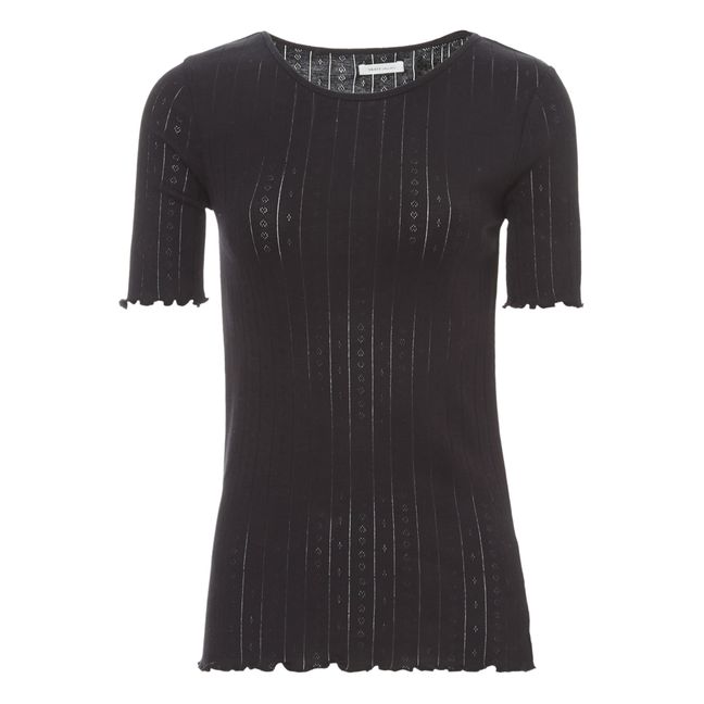 Edie Organic Cotton T-shirt | Black