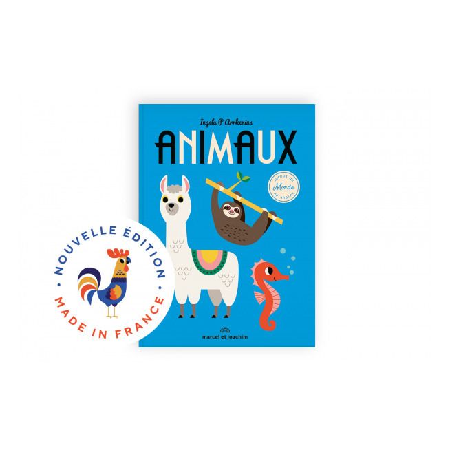 Marcel & Joachim - Livre géant Animaux Monde - Ingela P. Arrhenius - Multicolore
