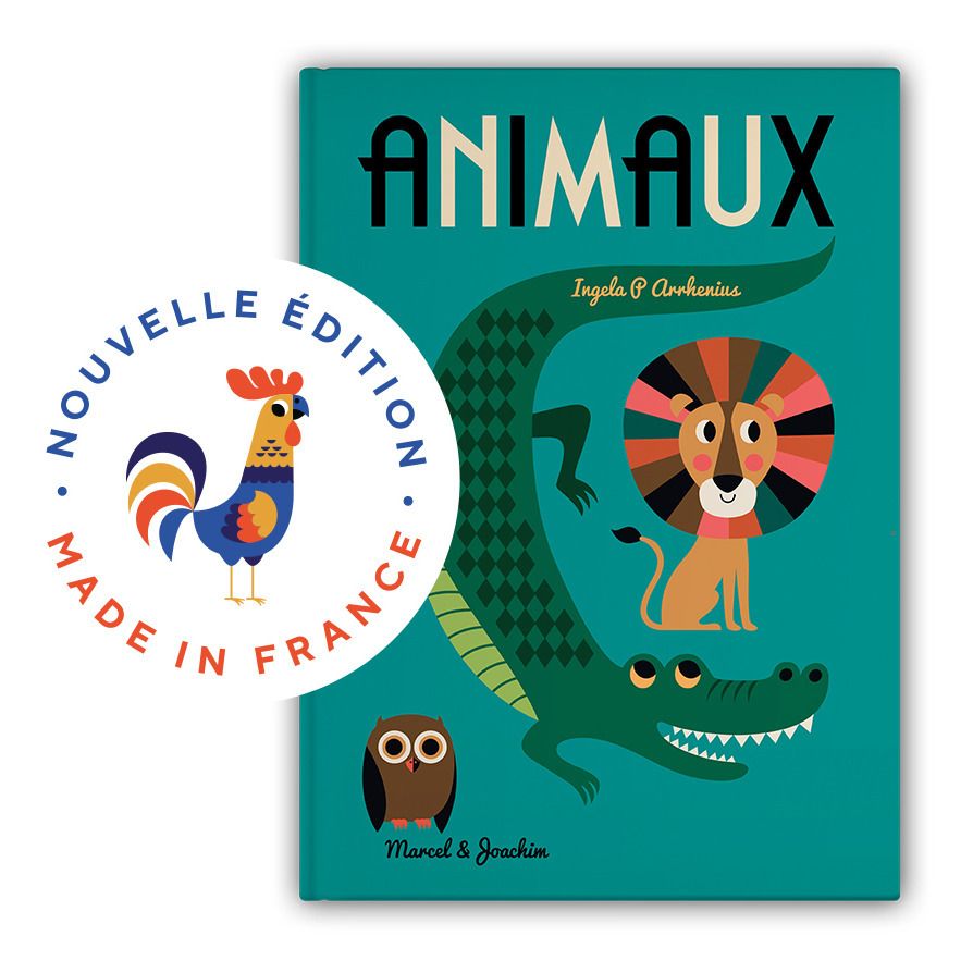 Marcel & Joachim - Livre géant Animaux - Ingela P. Arrhenius - Multicolore