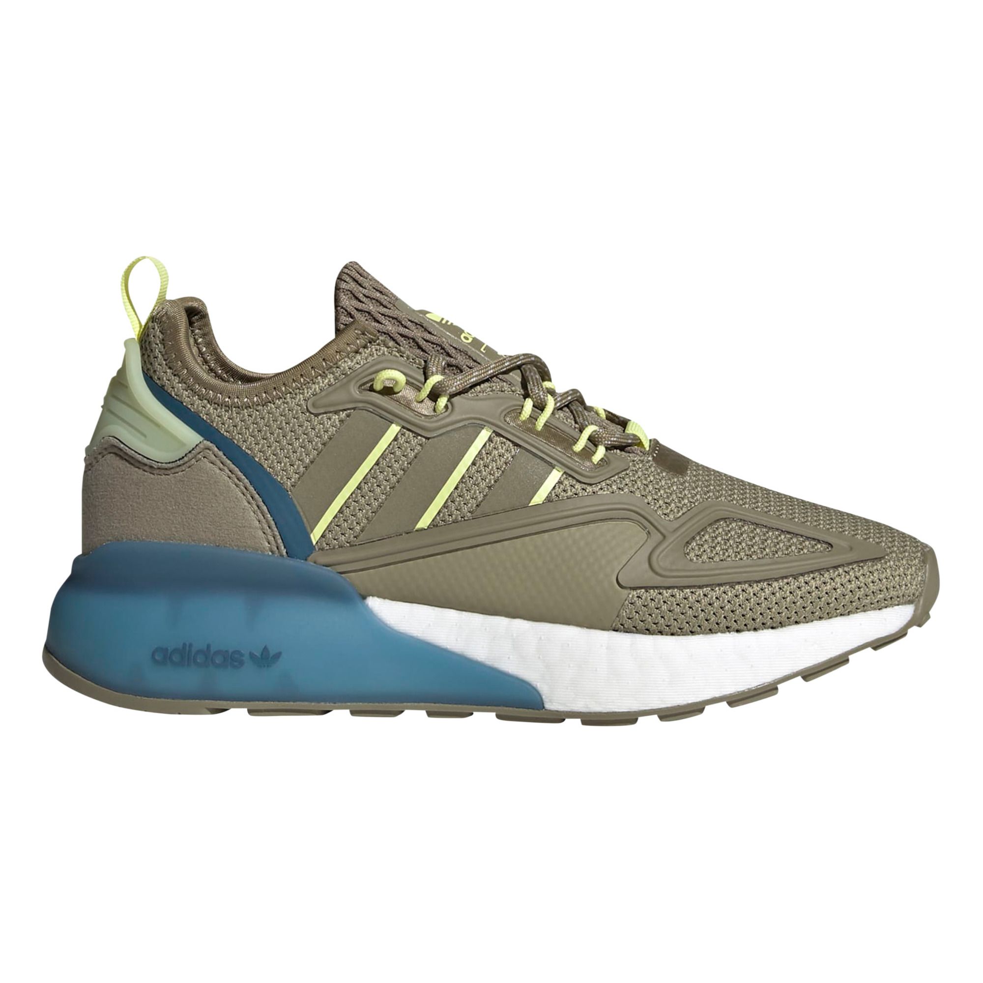 Adidas - Baskets Lacets ZX 2K Boost - Fille - Vert olive