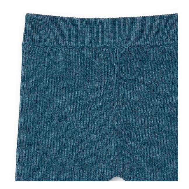 Minot Wool and Cotton Leggings Blue