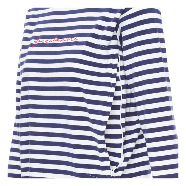 Camiseta para lactancia Face à la mère | Azul Marino
