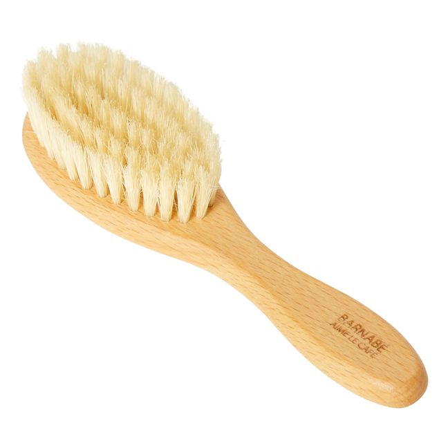 Flower Beech Hairbrush with Silk Bristles | Beech