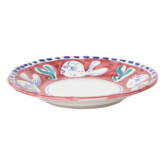 Fish Plate - 20cm Red
