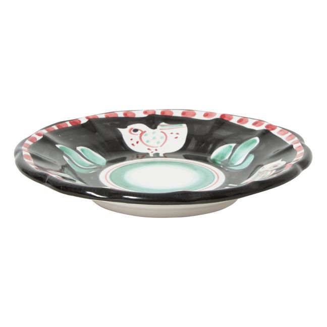 Assiette Poule - 16 cm | Noir