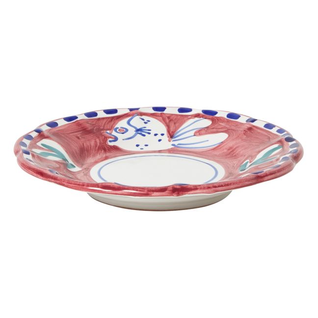Fish Plate - 16cm Red