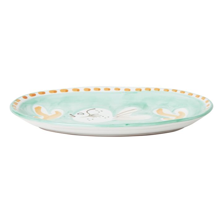 Oval Fish Dish - 25cm | Yellow- Product image n°1
