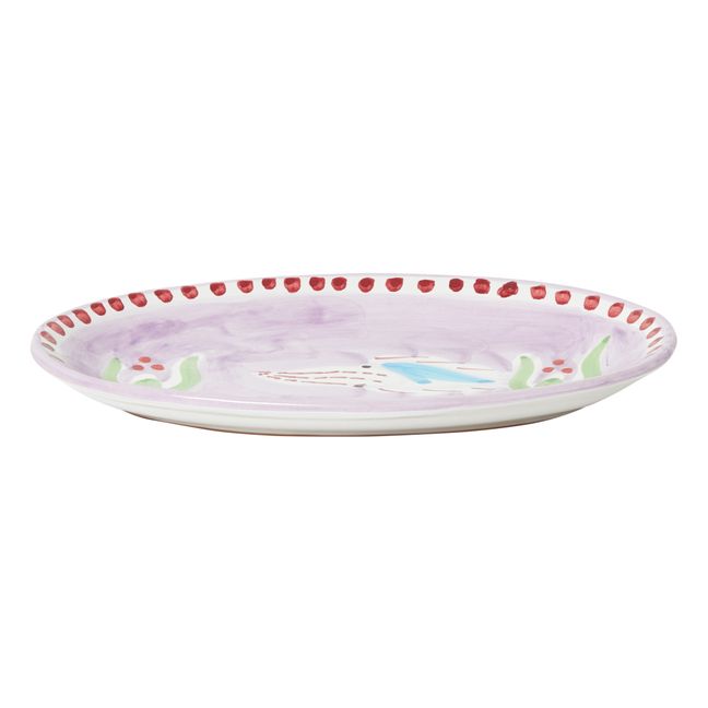 Plat ovale Squid - 25cm | Purple