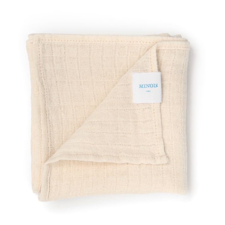 Cotton Muslin Swaddling Cloth | Cream- Product image n°0