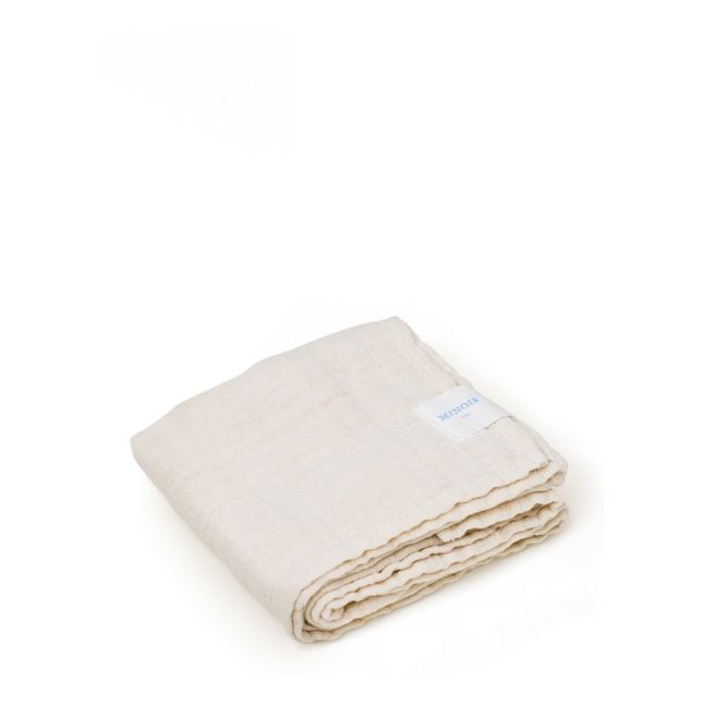 Lange doux en mousseline de coton  | Crème