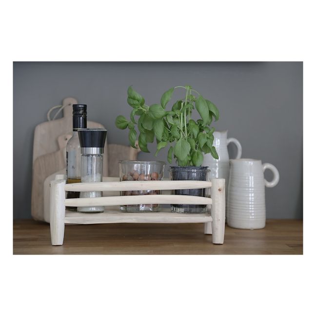 Cesta de madera rectangular 40x25cm