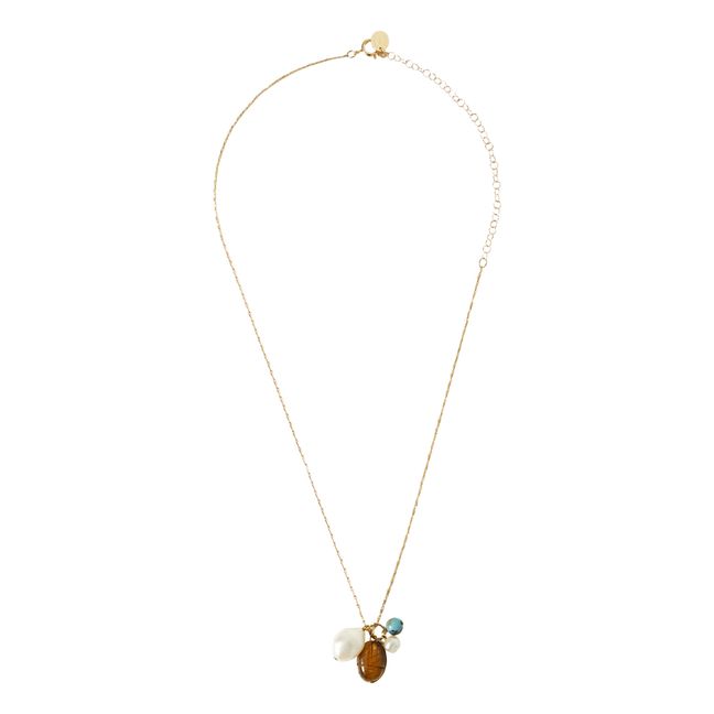 Small Ximena Necklace Brown