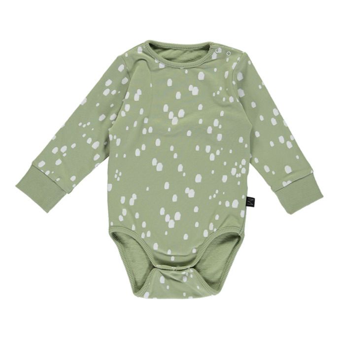 Monkind - Body Coton Bio - Fille - Vert pâle