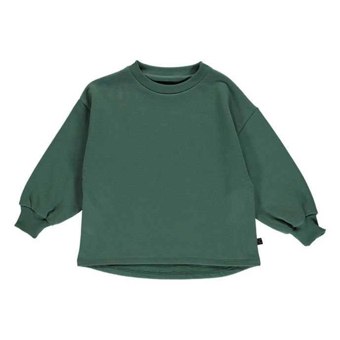 Monkind - Sweat Wave Coton Bio - Fille - Vert forêt