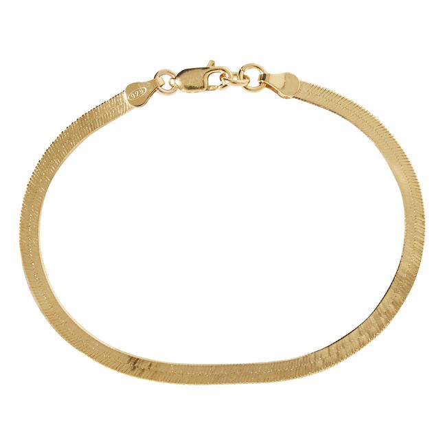 Herringbone Bracelet | Gold
