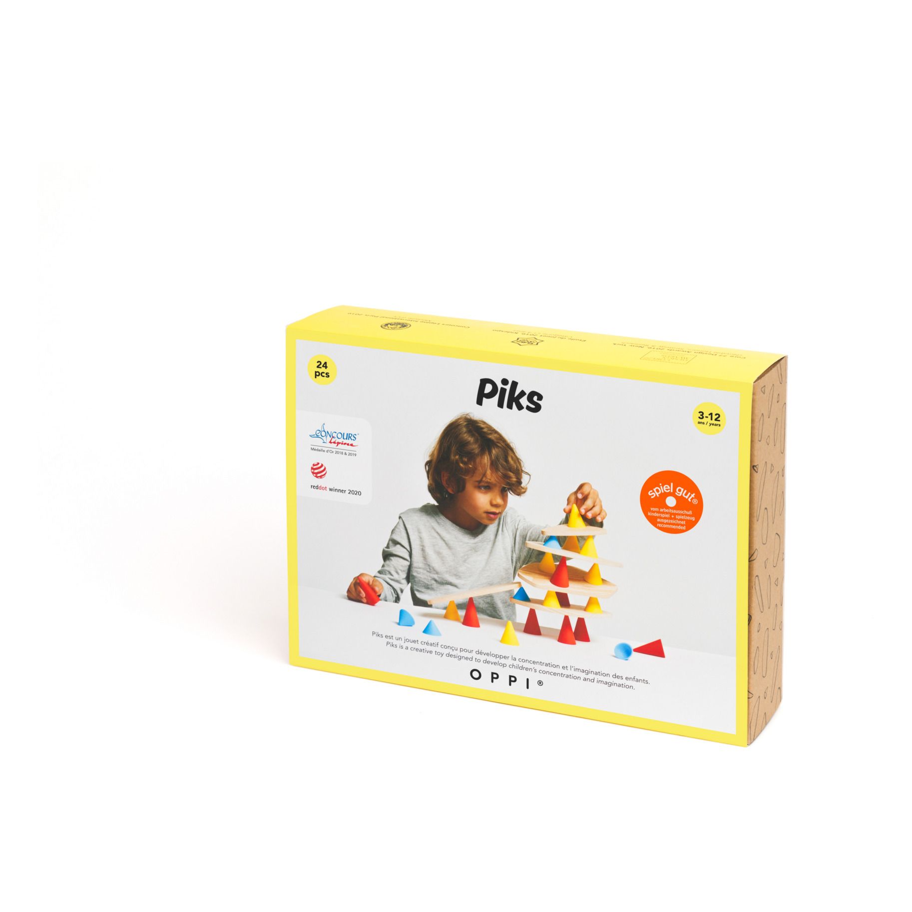 Piks Construction and Balancing Game - 24 Pieces- Product image n°4