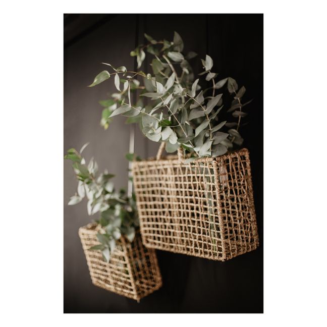 Panier tressé en palme
