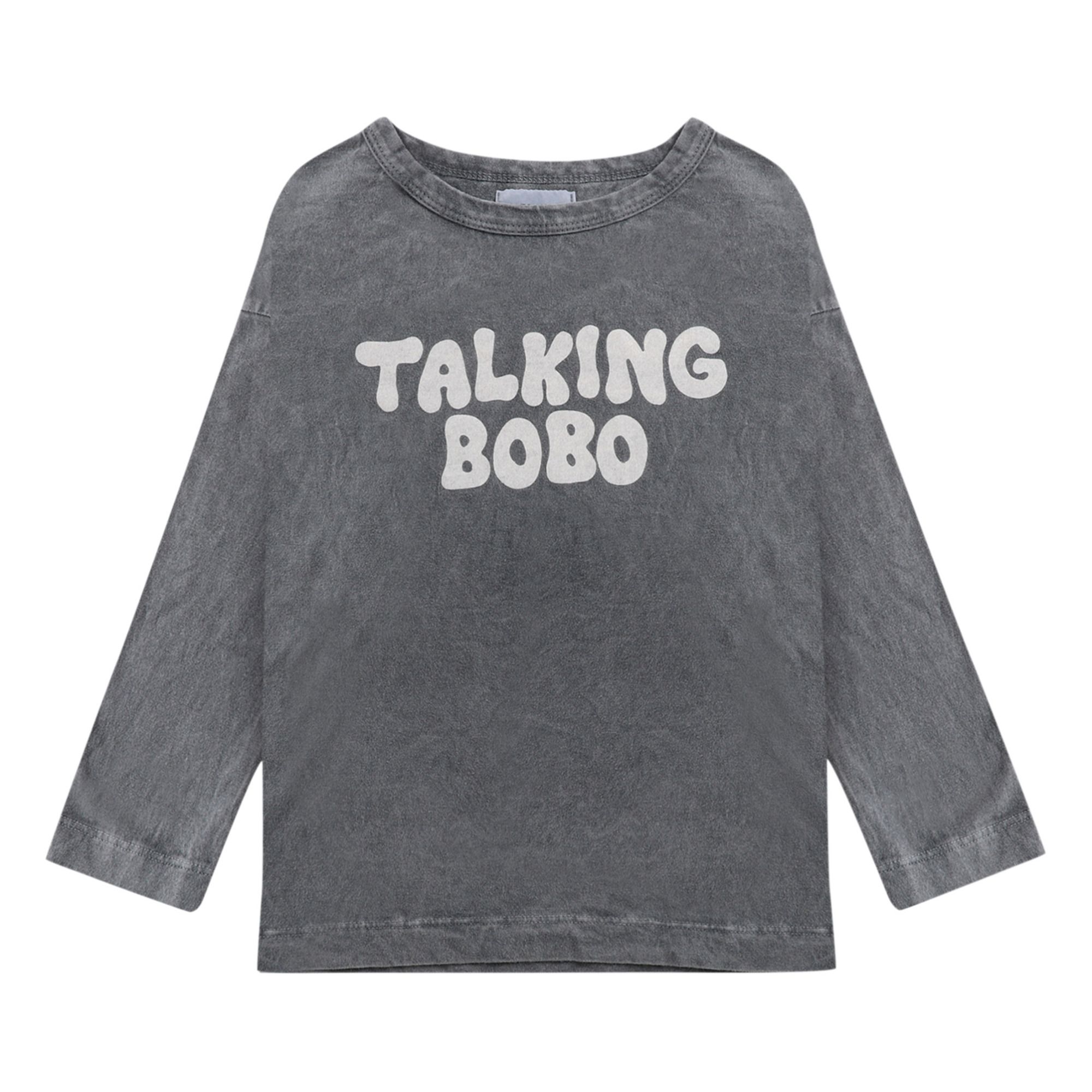Bobo Choses - T-Shirt Coton Bio Talking Bobo - Fille - Gris