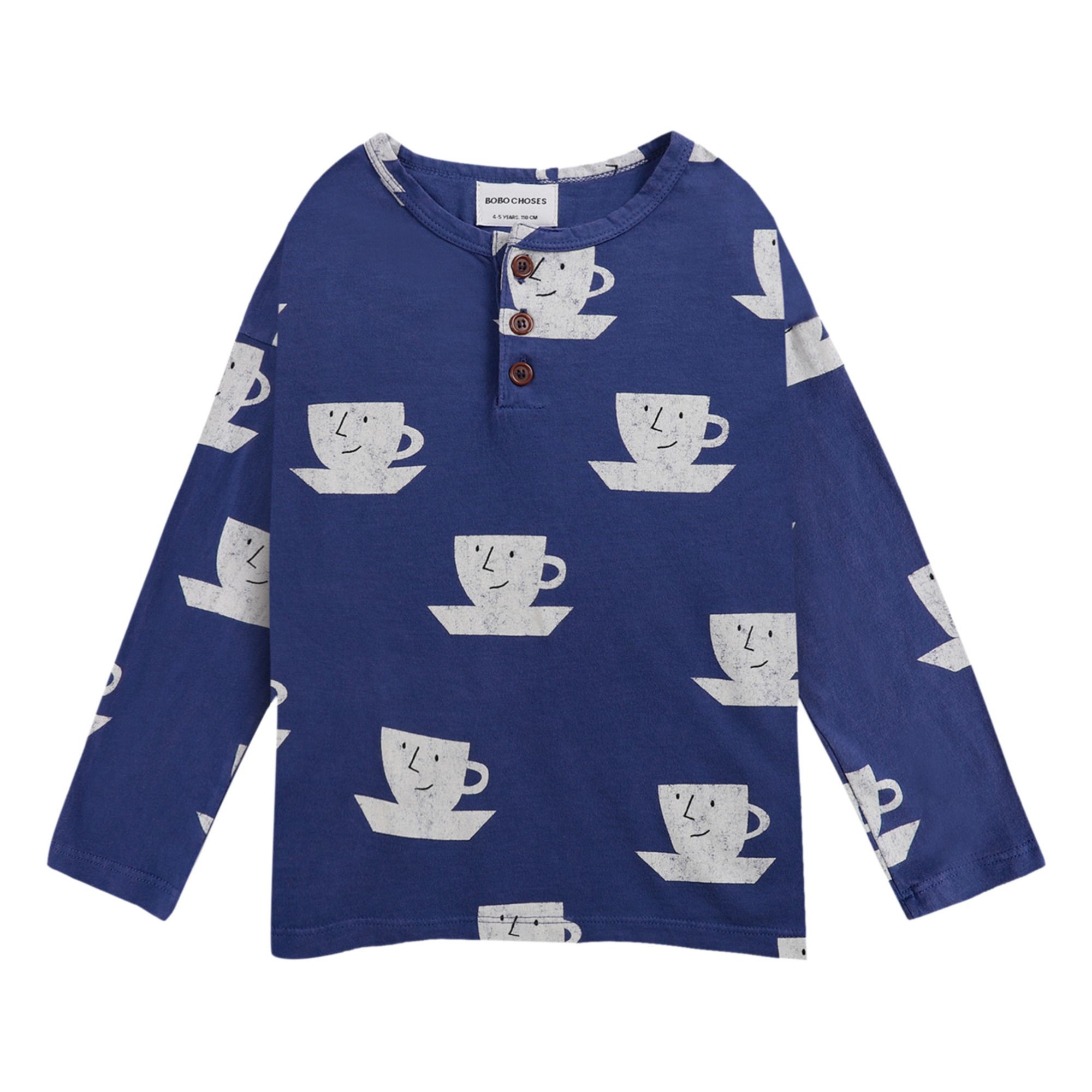 Bobo Choses - Tunisien Coton Bio Tasses - Fille - Bleu indigo