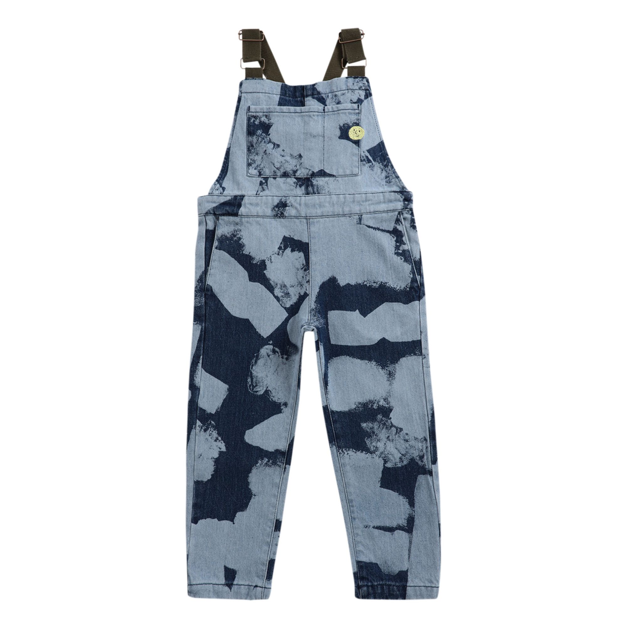 Bobo Choses - Salopette Coton et Coton Recyclé - Fille - Denim stonewashed