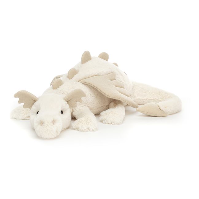 Stuffed Snow Dragon Toy | White