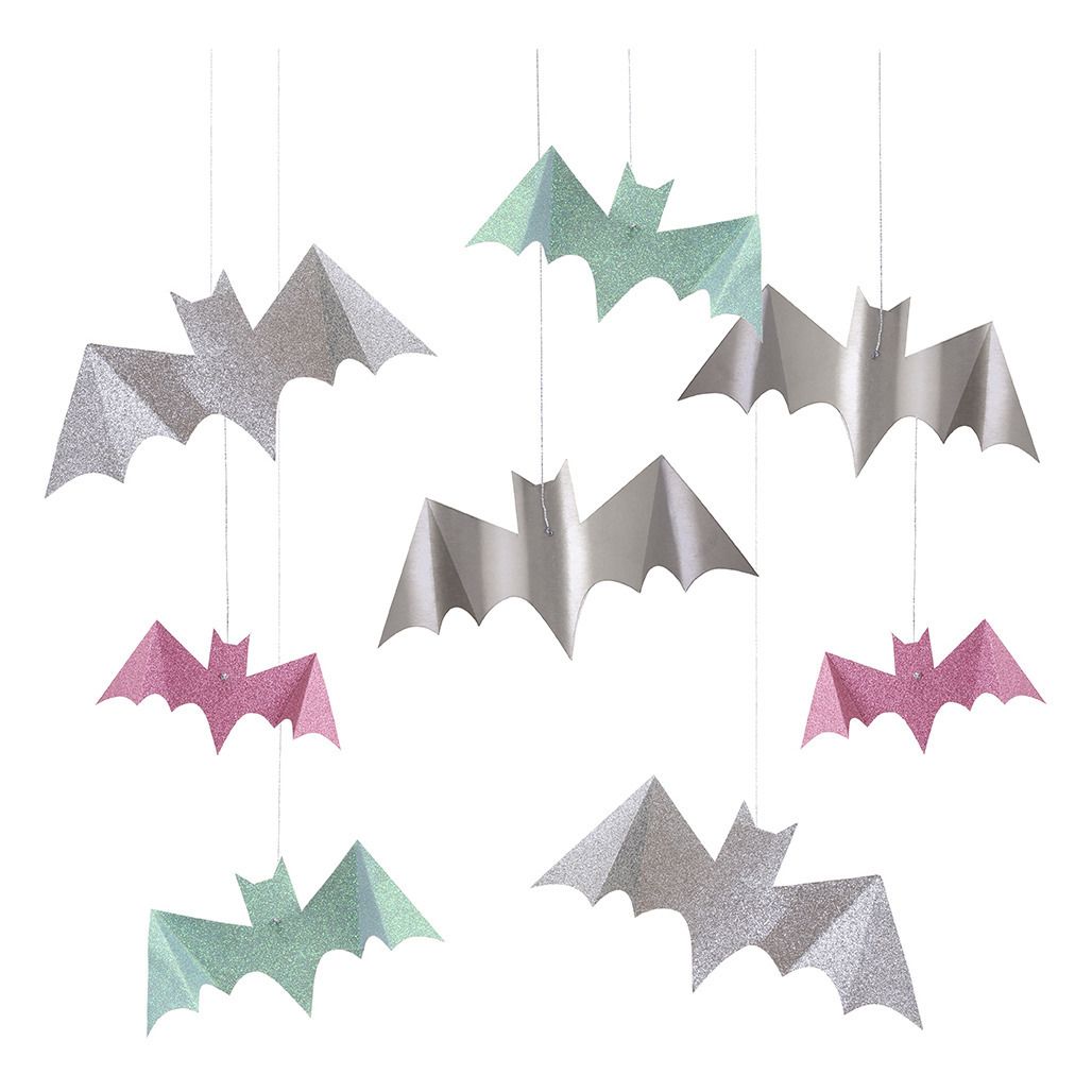 Meri Meri - Colgantes decorativos de murciélagos para Halloween - Juego de  8 | Smallable