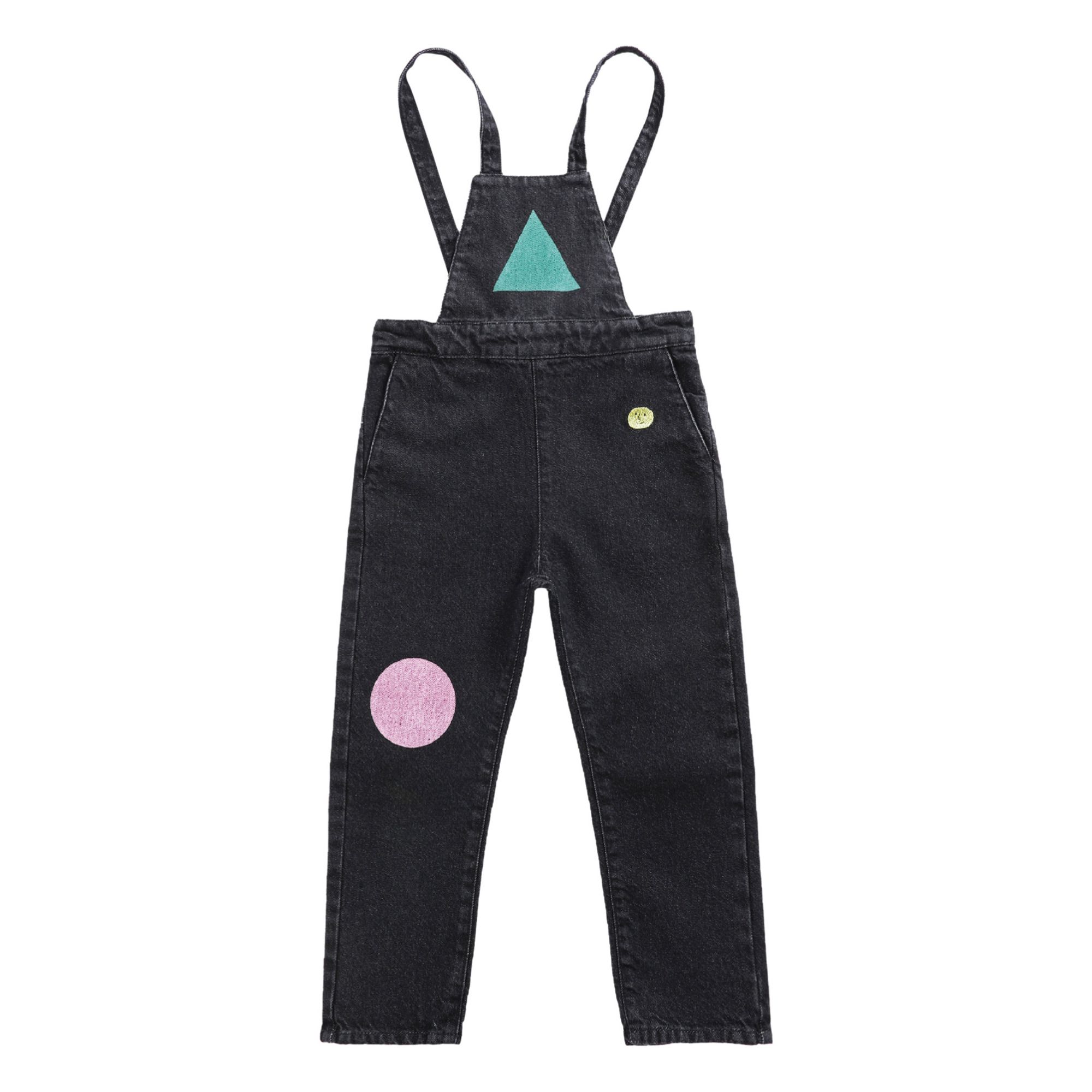 Bobo Choses - Salopette Coton et Coton Recyclé - Fille - Denim noir