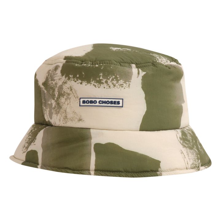 Recycled Eco Fur Lined Hat | Khaki- Product image n°0