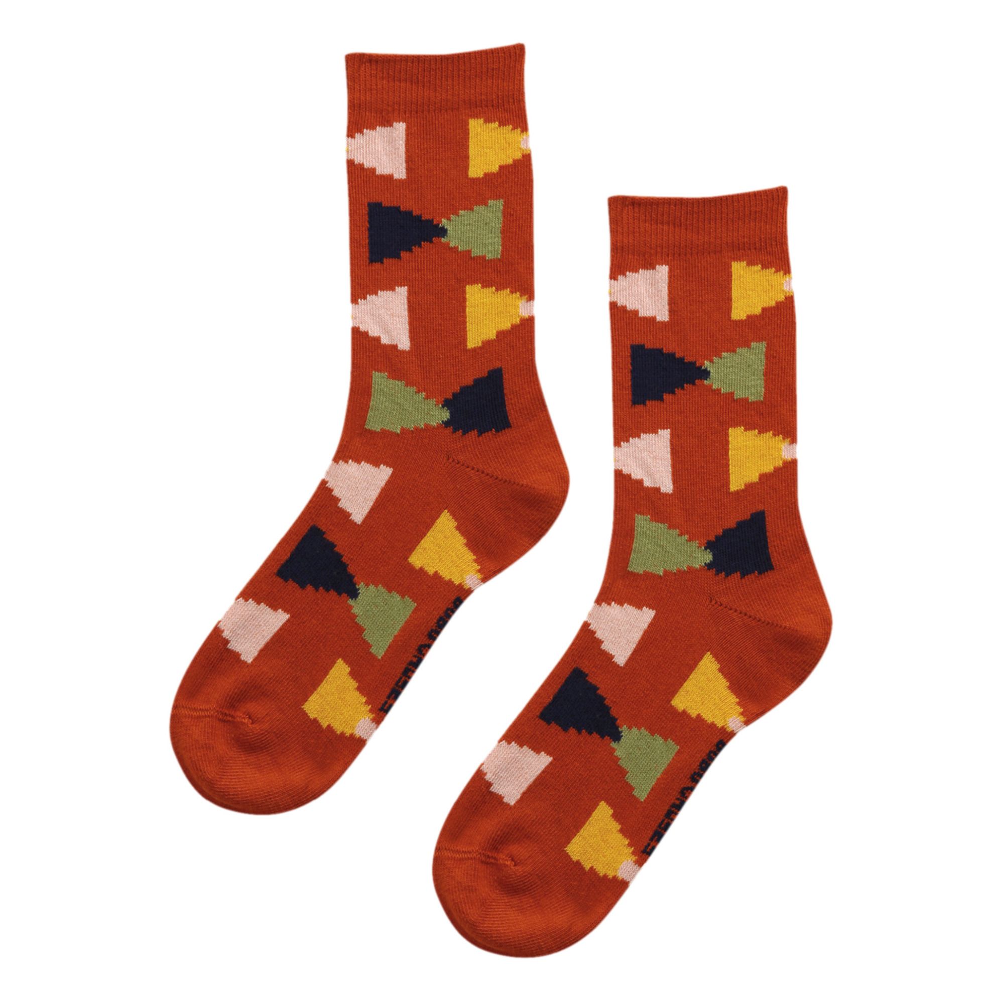 Bobo Choses - Chaussettes - Fille - Rouge brique