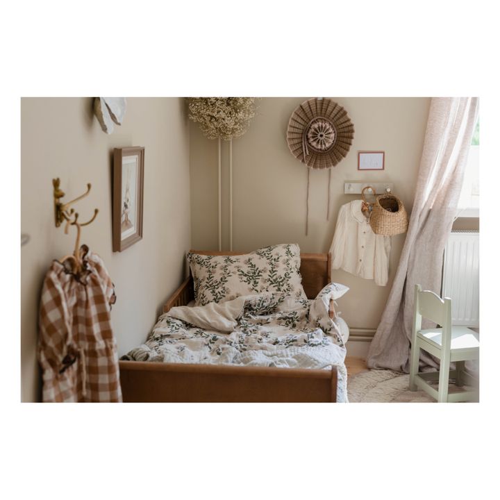 Juego de ropa de cama de muselina de algodón Honeysuckle | Crudo- Imagen del producto n°3