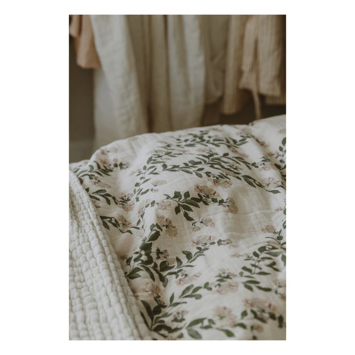 Juego de ropa de cama de muselina de algodón Honeysuckle | Crudo- Imagen del producto n°4