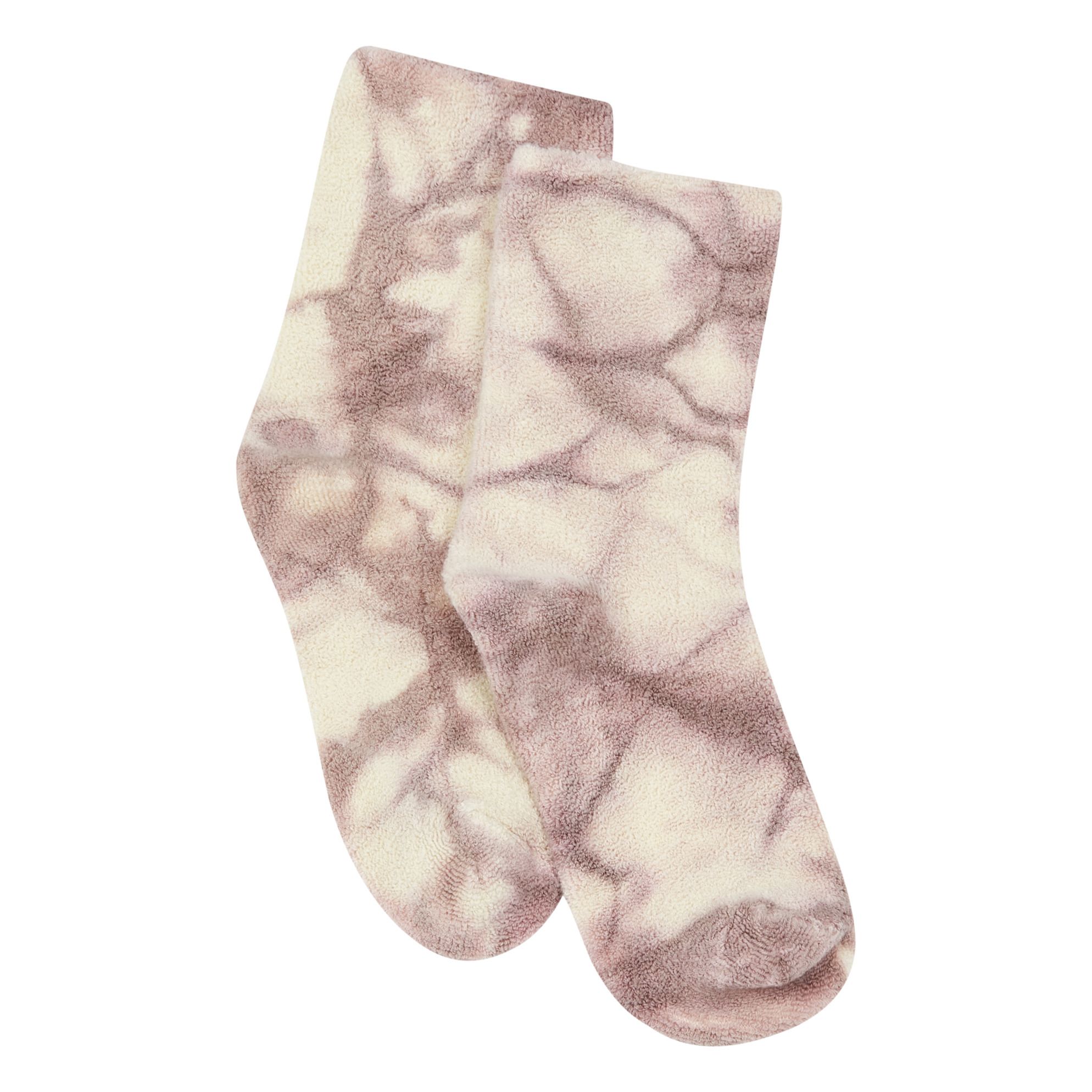 Le Bon Shoppe - Chaussettes Tie and Dye Cloud - Femme - Mauve
