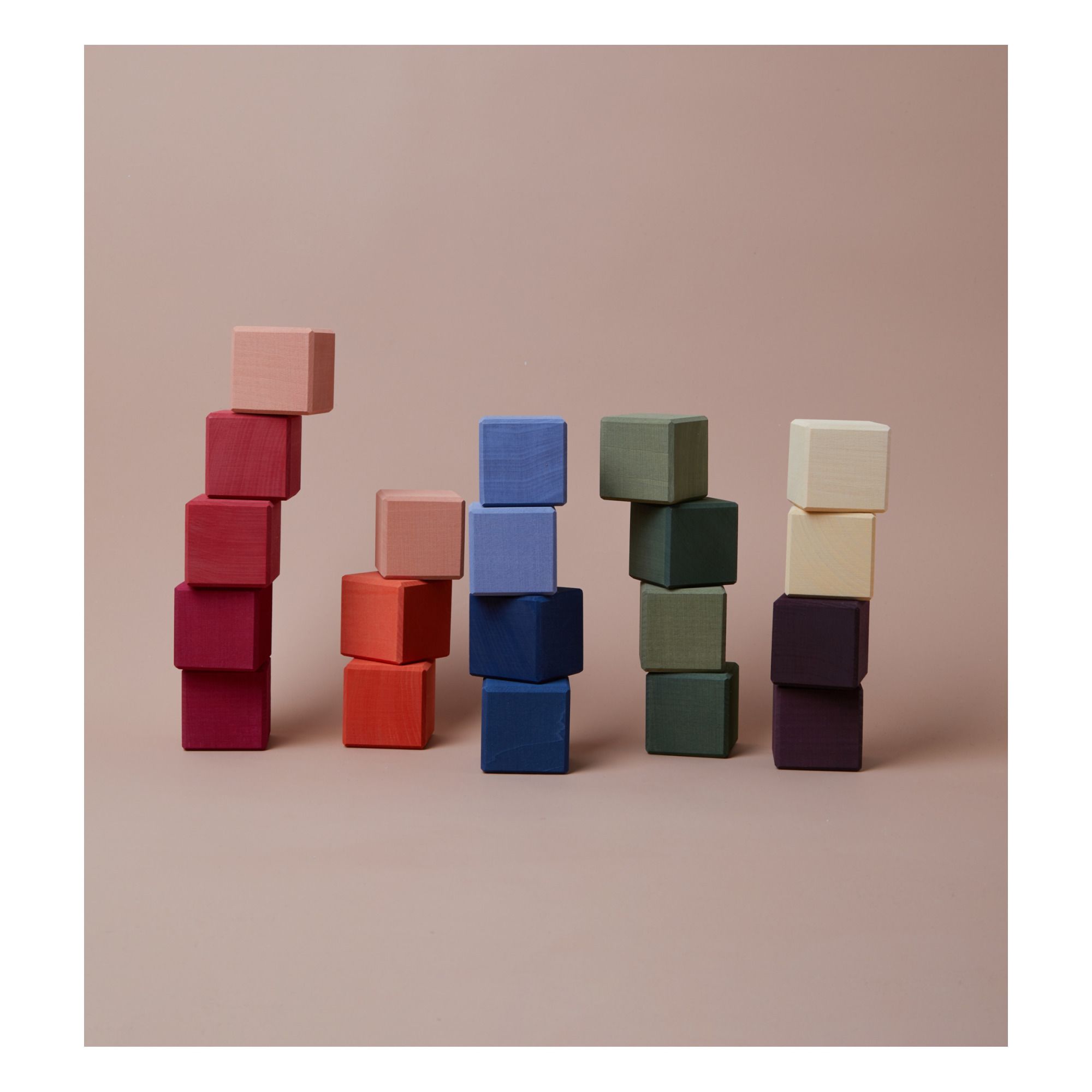 Cubes en bois Earth - 20 pièces- Image produit n°4