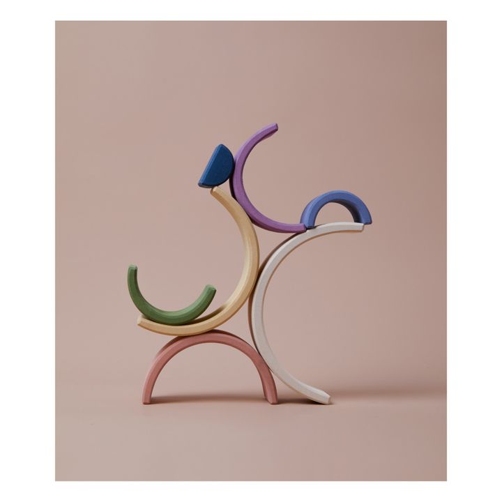 Pastel wooden rainbow- Product image n°3