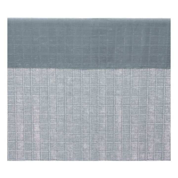 Autumn - Tende in doppia garza di cotone bio 130x280 cm - Grigio azzurro