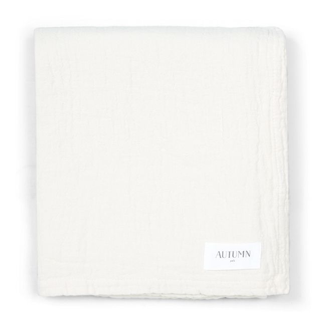 Handtuchset Punto aus Bio-Baumwolljacquard - 2er-Set  | Milchfarbe