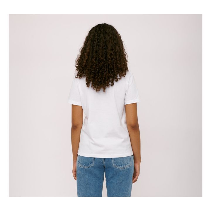 T-Shirt Coton Bio Blanc- Image produit n°3