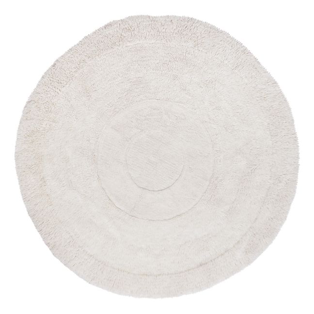 Alfombra redonda Arctic circle 250x250 cm | Blanco