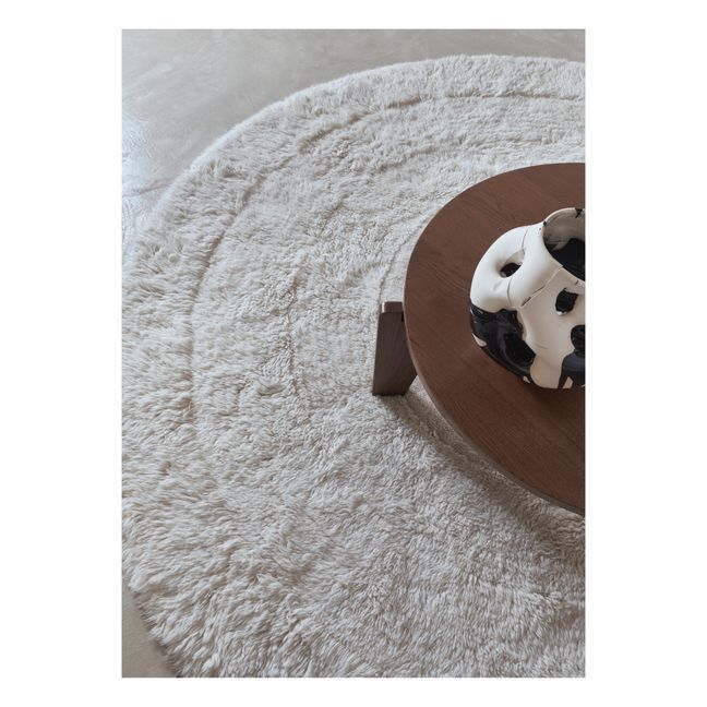 Tappeto rotondo, modello: Arctic circle, dimensioni: 250x250 cm Bianco