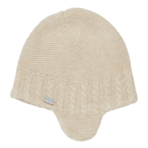 Bonnet Coton Soie Et Cachemire Beige Tartine Et Chocolat Fashion