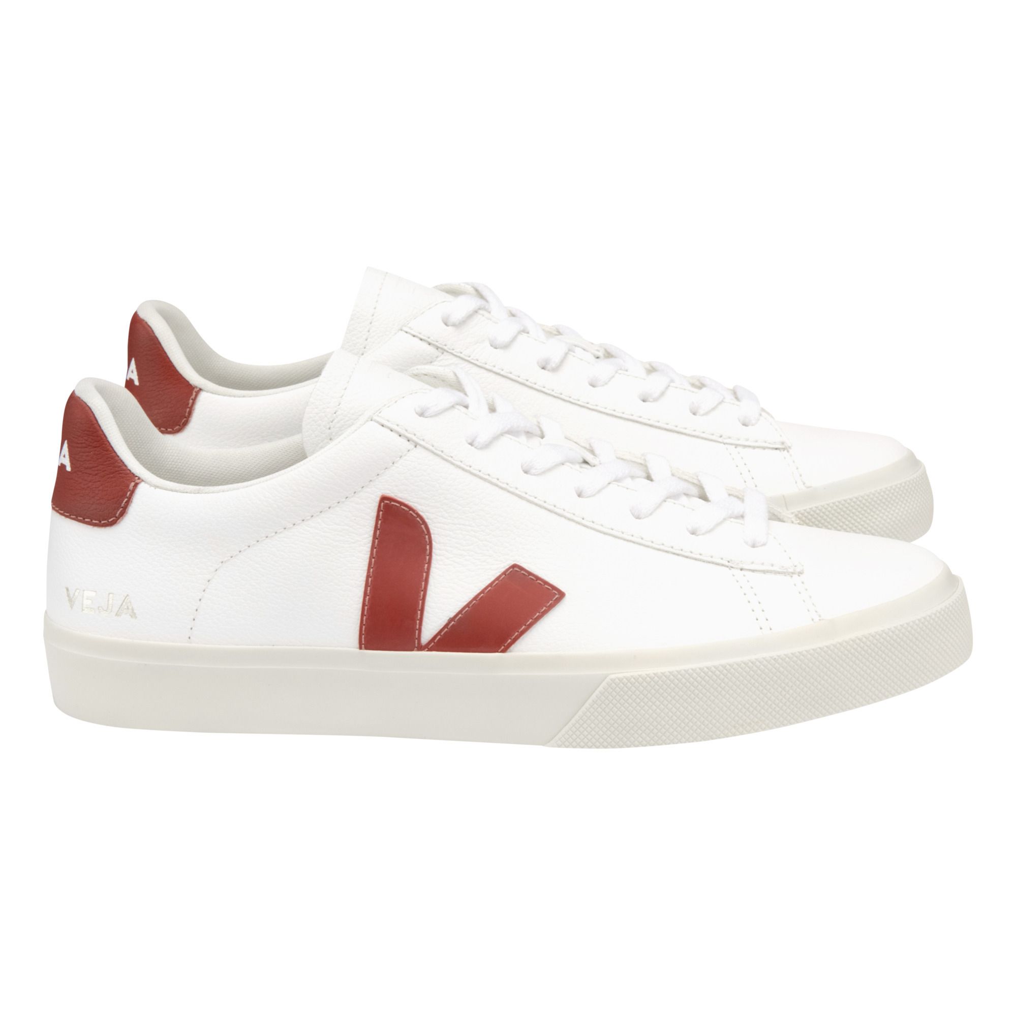Veja - Baskets Lacets Campo Chrome Free - Collection Femme - - Rouille