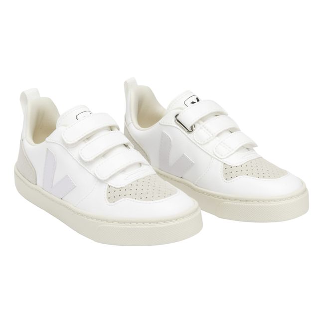 V-10 Vegan Velcro Sneakers | White